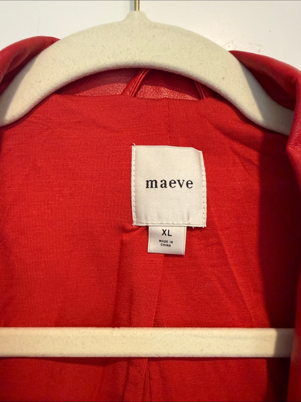 Maeve Oversized Faux-Leather Moto Jacket - Picture 5 of 7